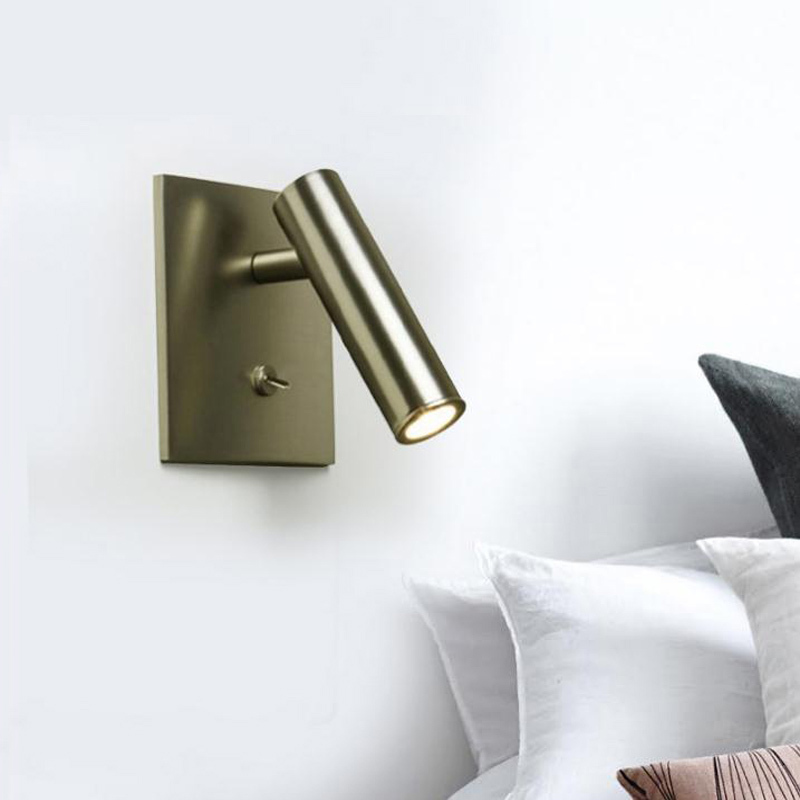 Indoor 3W LED CREE Reading Light Wall Fixture Bedside Lamp ON/OFF