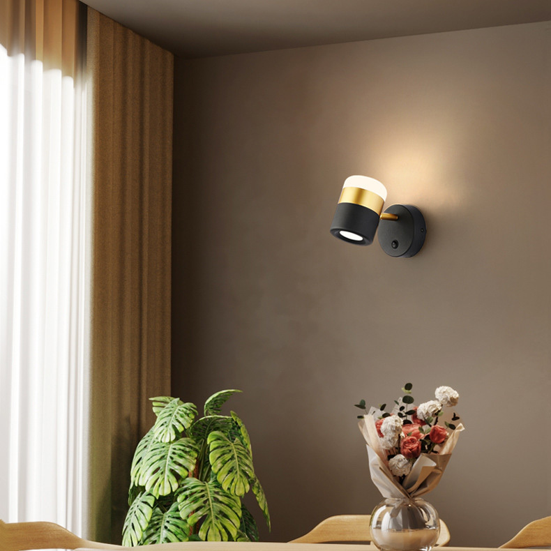 Best 6W LED Acrylic Reading Light Wall Fixture Bedside Lamp ON/OFF