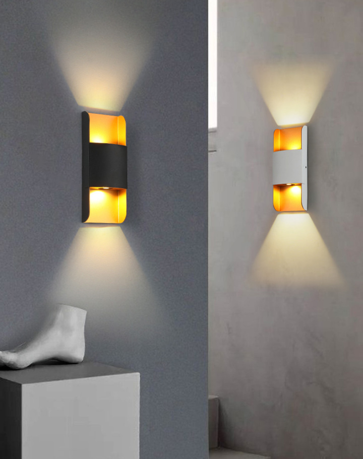 Best Outdoor Indoor 10W LED Wall Sconces Light Fixture Waterproof Up Down Lamp 3000k Style C03147 on Luminturs