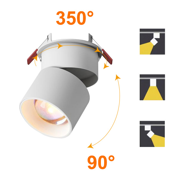 2Pcs 10W LED COB Sunset Spotlight Ceiling Lamp Background Atmosphere Light Fixture Style A3104