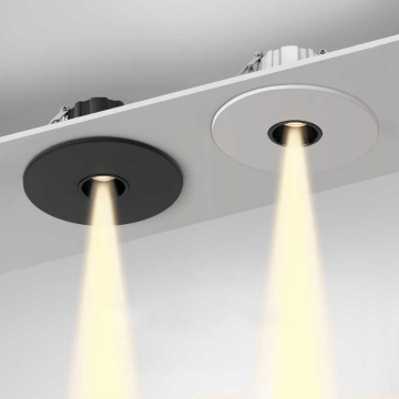 2Pcs LED COB Mini Spotlight Narrow Beam Angle Ceiling Lamp Cabinet Light Fixture Style # A2025