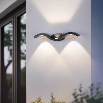 9W COB LED Outdoor/Indoor Waterproof Wall lamp Seagull Up/Down Bedroom Bedside Light Fixture Style # C03254