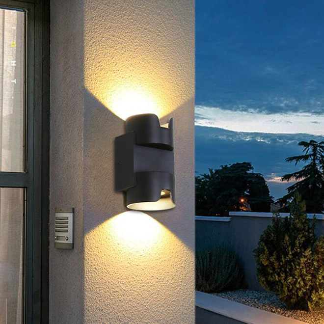 10W/20W COB LED Wall Sconce Light Up/Down Outdoor Lamp Fixture