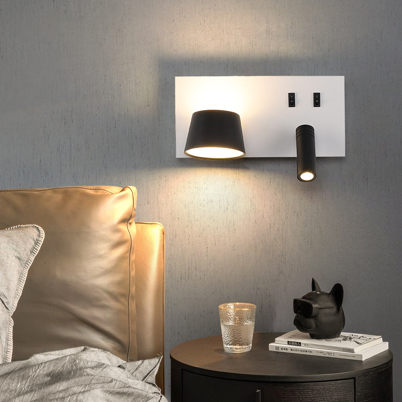 Details about   Acrylic 10W LED Bedside Wall Lamp Light Indoor for Bathroom 11.81x6.30in 