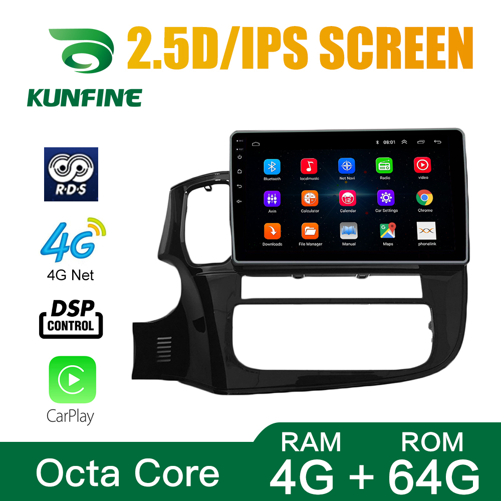 android car gps multimedia player car stereo for mitsubishi outlander 2016 2019 radio headunit dvd player deckless
