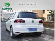 Car styling Car Tail Light Assembly For VW golf6 mk6 R20 2008-2013 Brake Light flowing water flicker With Turning Signal Light