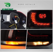 Car styling Car Tail Light Assembly For VW golf6 mk6 R20 2008-2013 Brake Light flowing water flicker With Turning Signal Light
