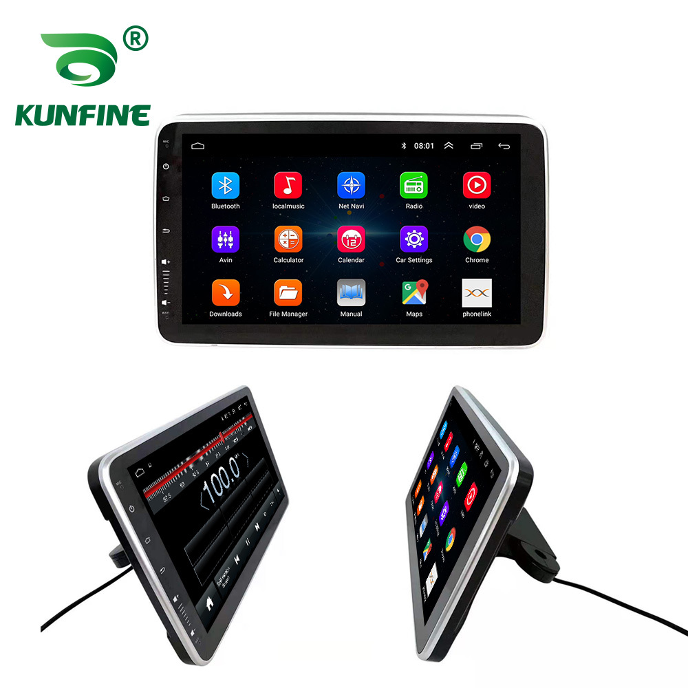 KUNFINE Universal Android Autoradio FM Radio Navegación del Coche Estéreo  Pad Reproductor Multimedia GPS 6.9 IPS Pantalla Táctil BT WiFi 1 DIN