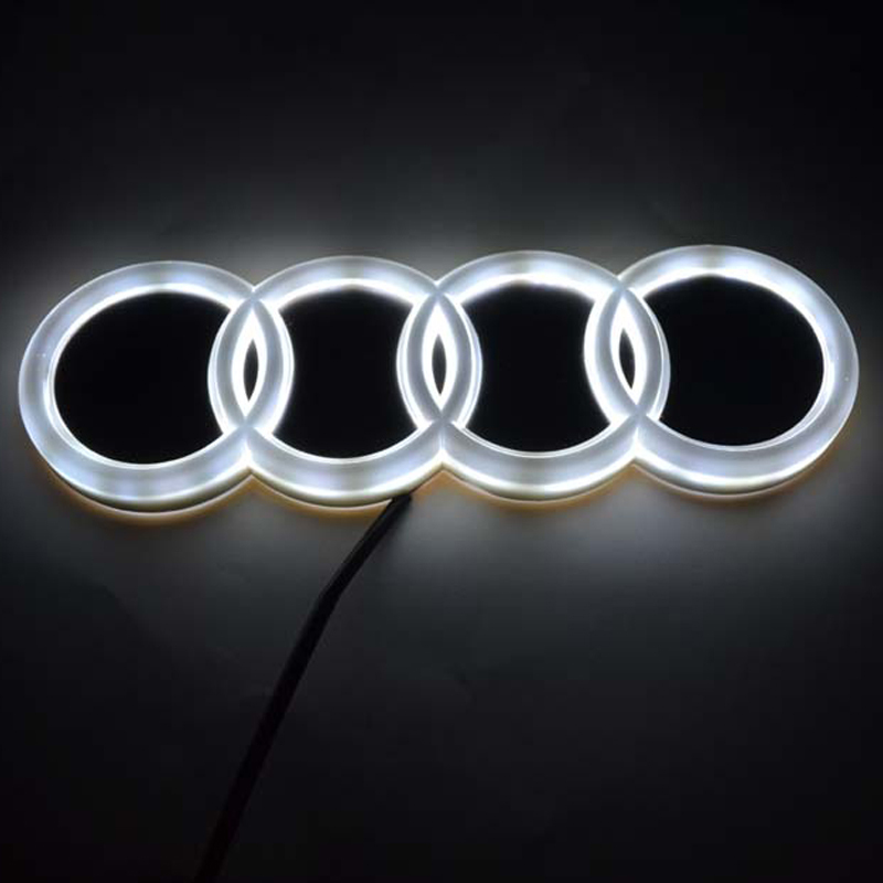 5D Car LED Badge Light Car LED Emblem Light For AUDI Q5 Logo Size