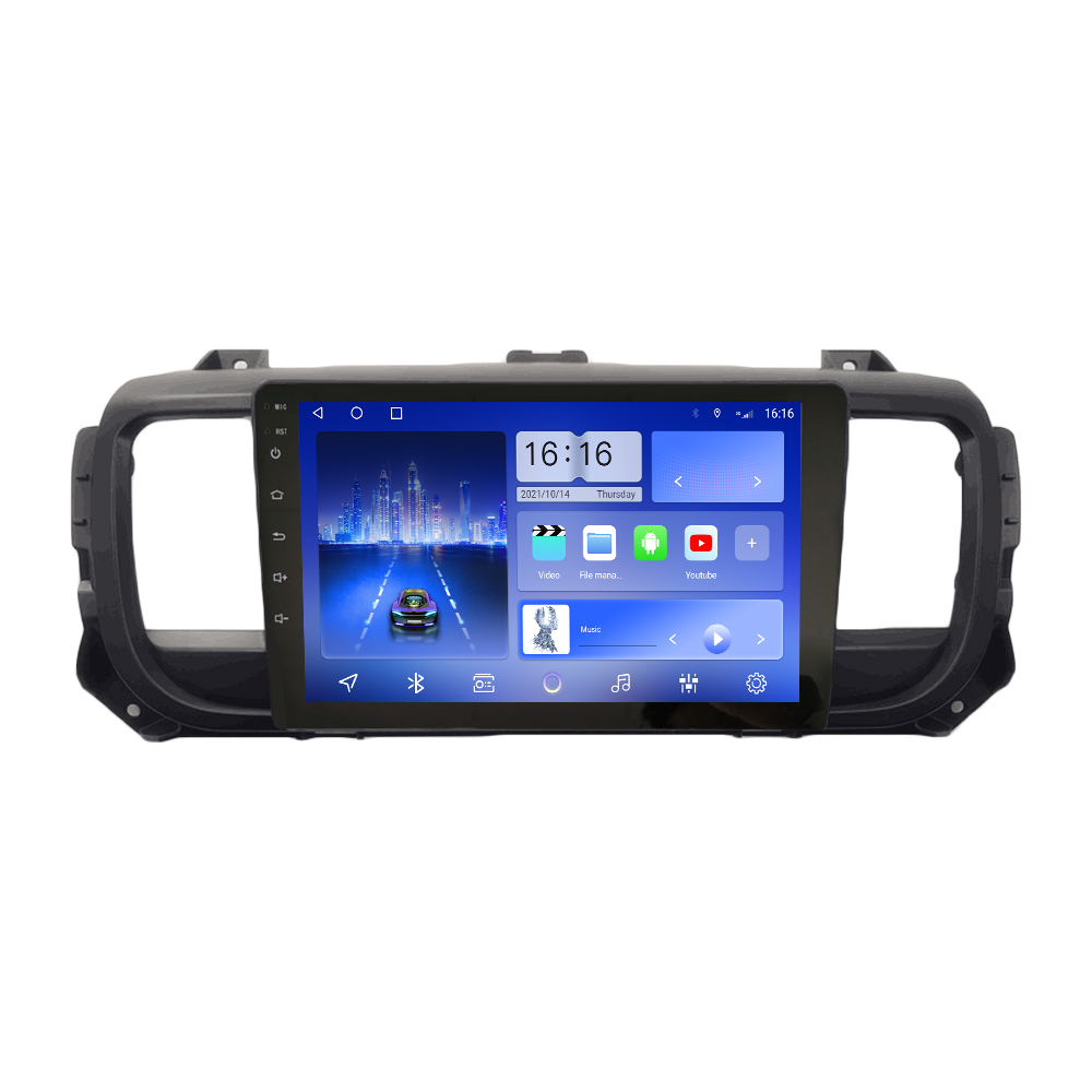 Android 10 car stereo for CITROEN JUMPY/SPACETOURER 2016-2021 GPS  navigation multimedia bluetooth radio head unit player on sale