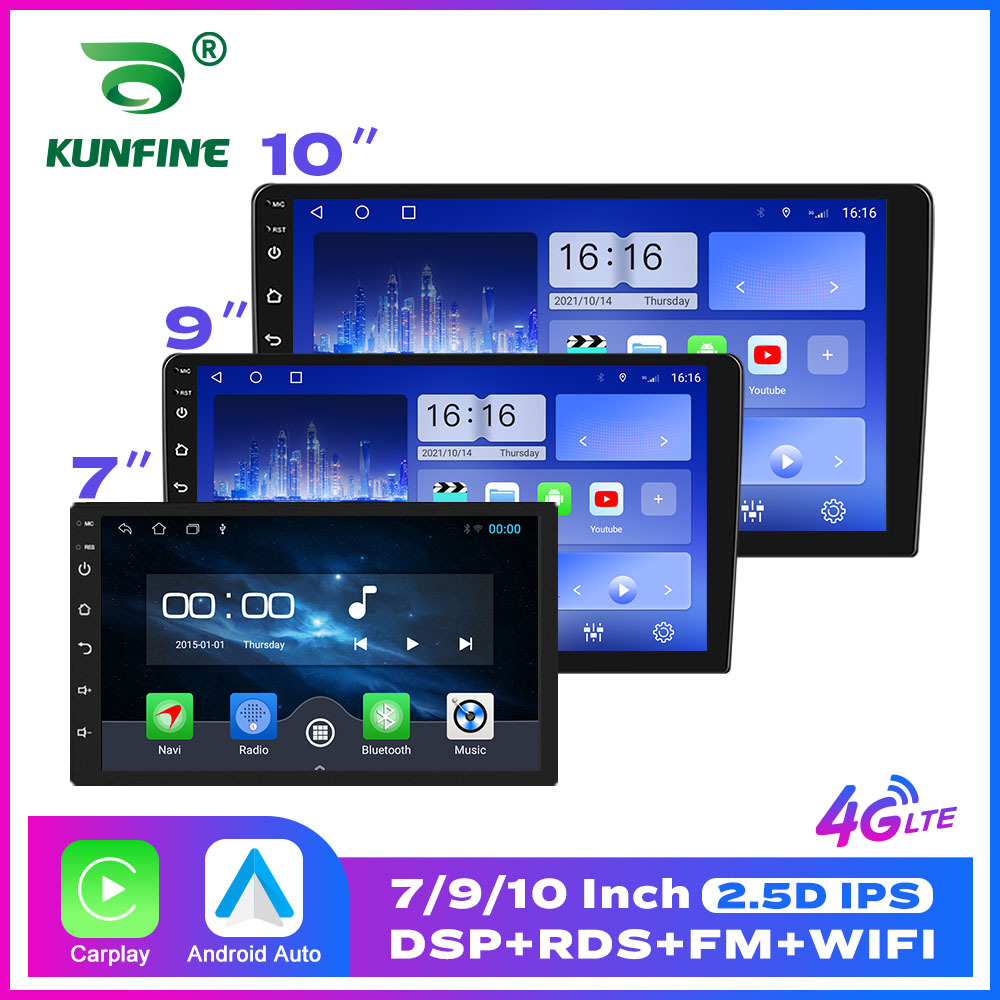 2 DIN 7 Touchscreen Android Autoradio GPS Navi CarPlay AndroidAuto W