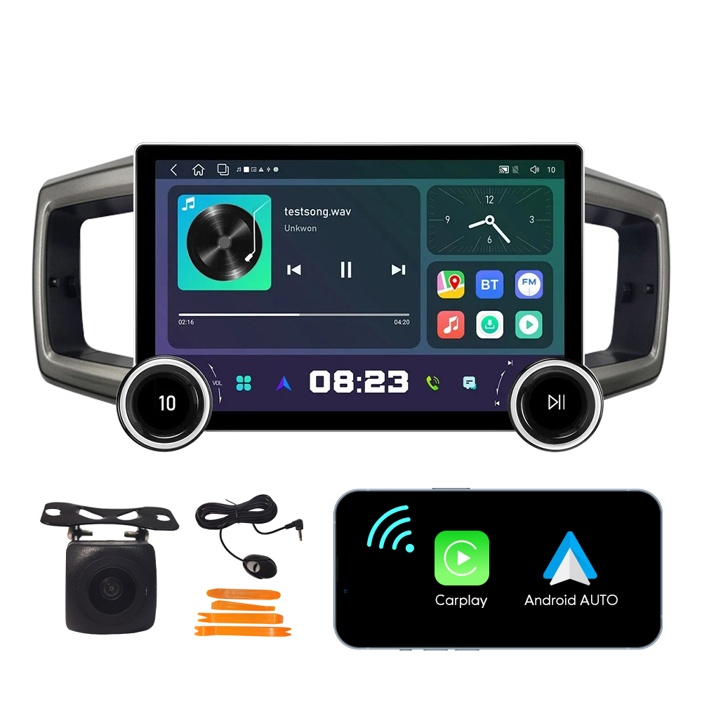 11.8 Inch 2K Double Knobs 2 Din Car Radio For Toyota Daihatsu Mira