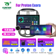 11.8 Inch 2K Double Knobs 2 Din Car Radio ForProton Exora Car Radio DVD Multimedia Video Player Android Auto Carplay