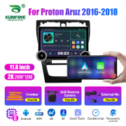 11.8 Inch 2K Double Knobs 2 Din Car Radio For Proton Aruz 2016 -2018 Car Radio DVD Multimedia Video Player Android Auto Carplay