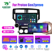 11.8 Inch 2K Double Knobs 2 Din Car Radio For Proton Gen2preve Car Radio DVD Multimedia Video Player Android Auto Carplay