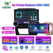 11.8 Inch 2K Double Knobs 2 Din Car Radio For Proton Kembara 1999 - 2003 Car Radio DVD Multimedia Video Player Android Auto Carplay