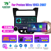 11.8 Inch 2K Double Knobs 2 Din Car Radio For Proton Wira 1993 - 2007 Car Radio DVD Multimedia Video Player Android Auto Carplay