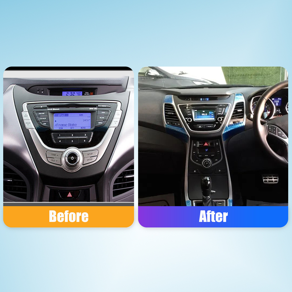 Car Radio For Hyundai Elantra 2014 2016 2Din Android Octa Core Car Stereo DVD GPS Navigation Player Multimedia Headunit Android Auto Carplay on sale