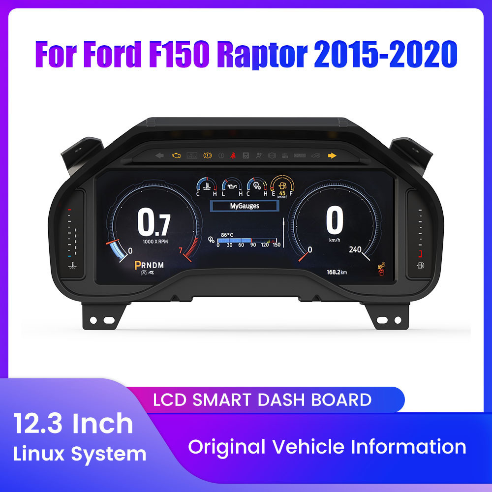 Ford Raptor Cluster For Ford F150 Raptor 2015-2020 12.3