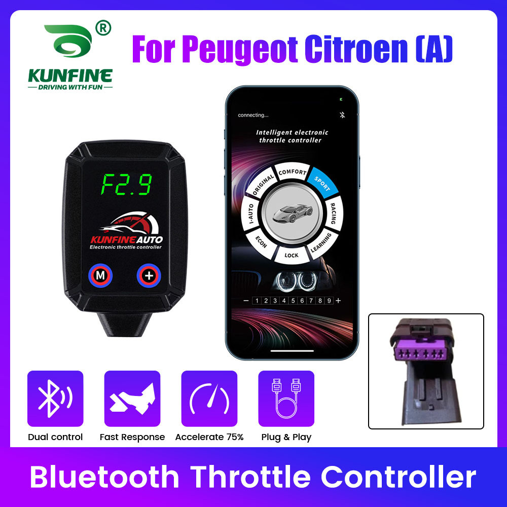 APP Bluetooth Car Electronic Throttle Controller Pedal Box Racing ...