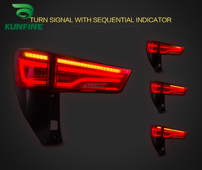 Car Tail Light Assembly For TOYOTA Innova 2016 2017 Brake Light With ...