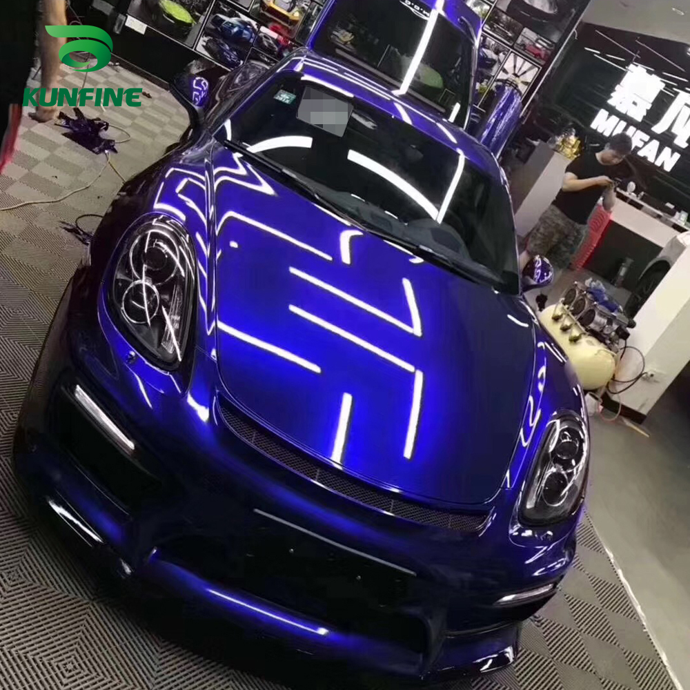 Car Styling Wrap Metal blueberry Car Vinyl film Body Sticker Car Wrap With Air Free Bubble For