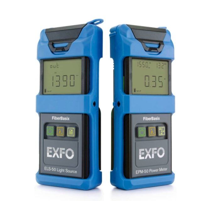 EXFO ELS50 Light Source EPM50 power meter Dual Single Mode 1310