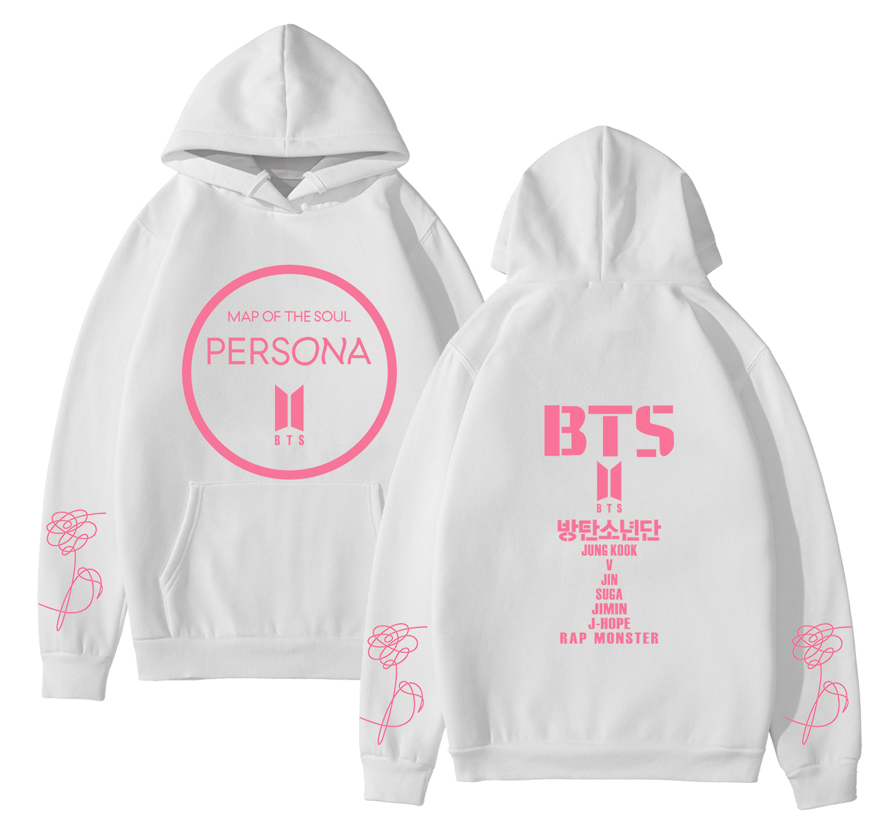 pink bts sweatshirt