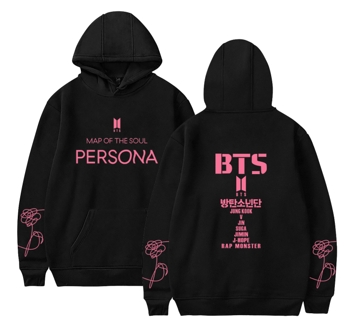 bts sweatshirt pink