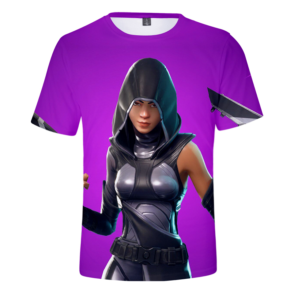 Games Digital 3D Printed Unisex T-shirt Fortnite ...