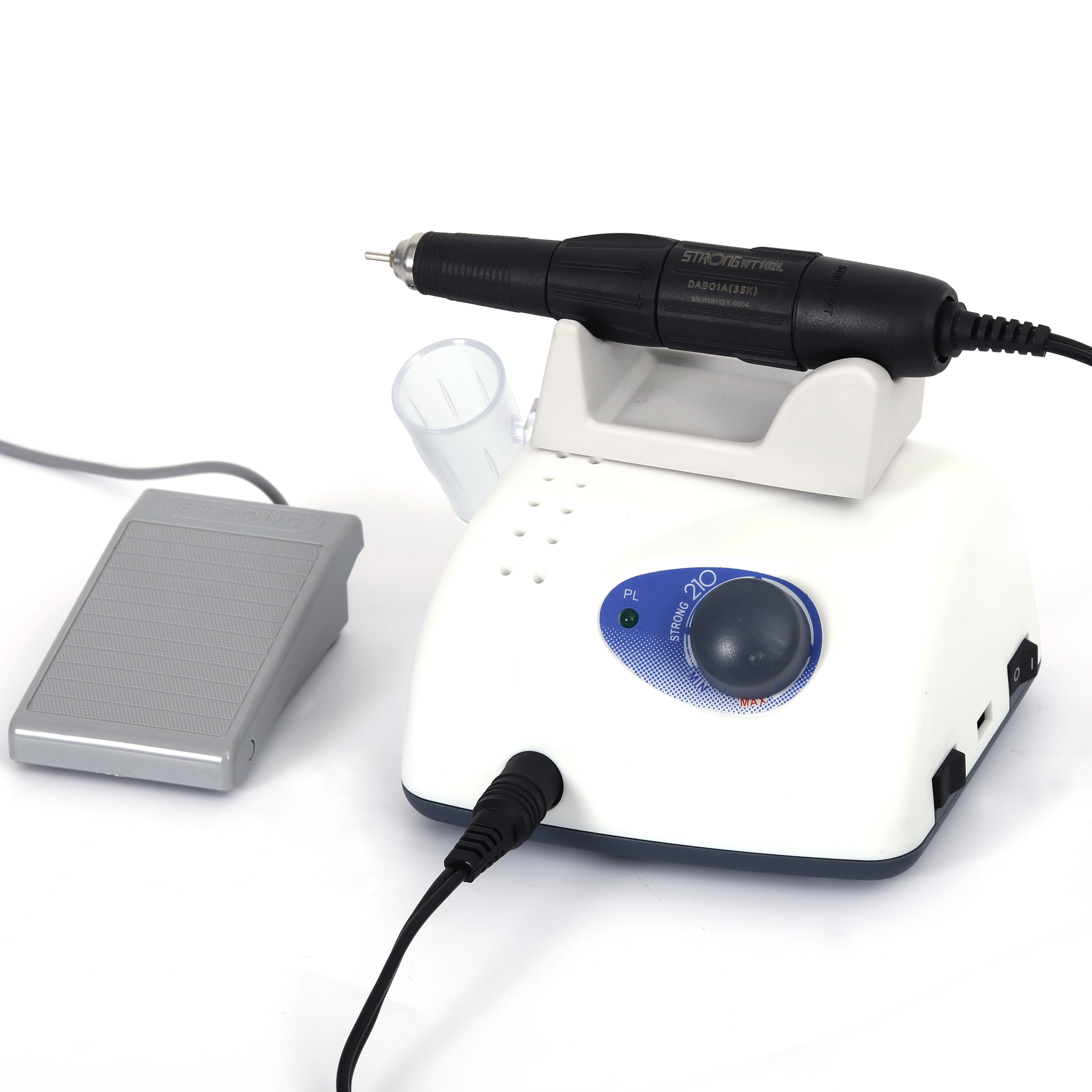 35000rpm Marathon strong 210 micromotor 102L handpiece electric nail drill machine for manicure pedicure