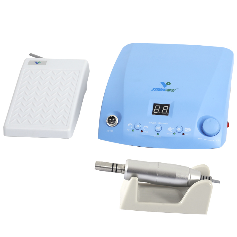 2019 new strong QZ60+W101E Dental micromotor 50000 RPM handpiece for dental lab polishing micromotor