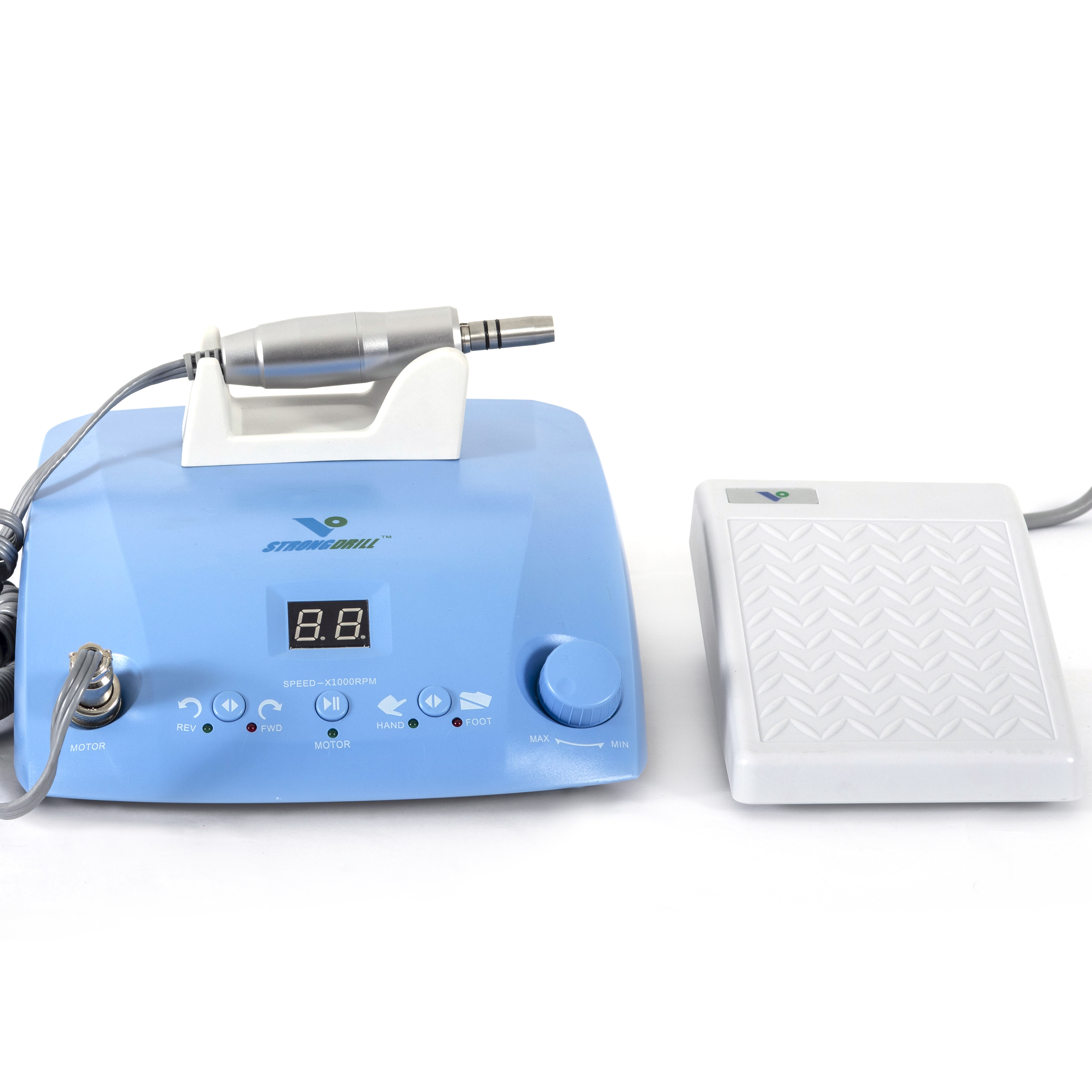 2019 new strong QZ60+W101E Dental micromotor 50000 RPM handpiece for dental lab polishing micromotor