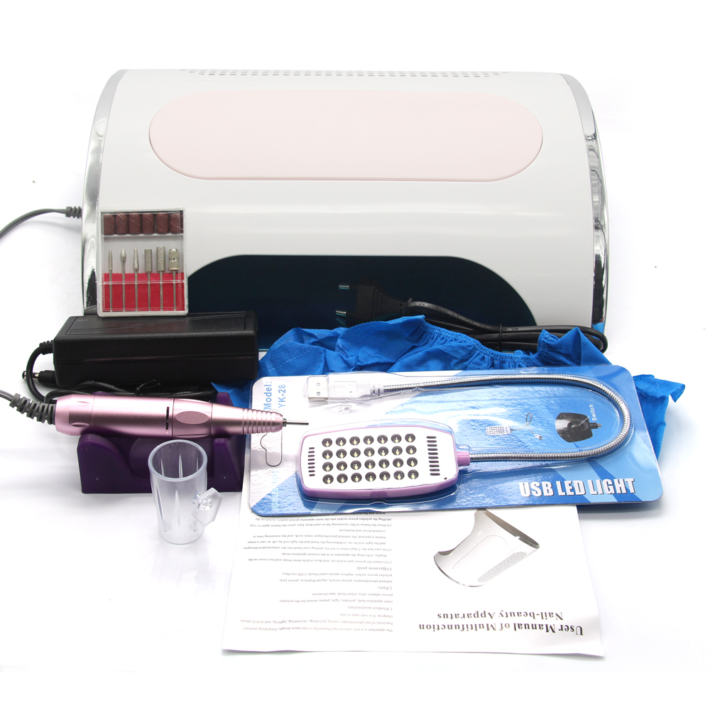 6 in 1 Low Loise Low heat Nail File Drill-Electric Mini Nail polisher Machine for Salon