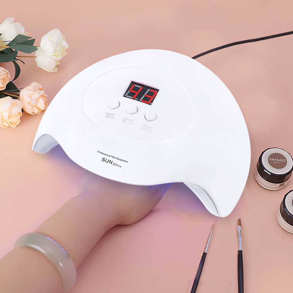30W Nail Led Lamp for Curing Gel Polish Fast Dry Nail Dryer With 30s/60s/90s Timing LCD USB Manicure Nail Art Lamp SUN X7Plus