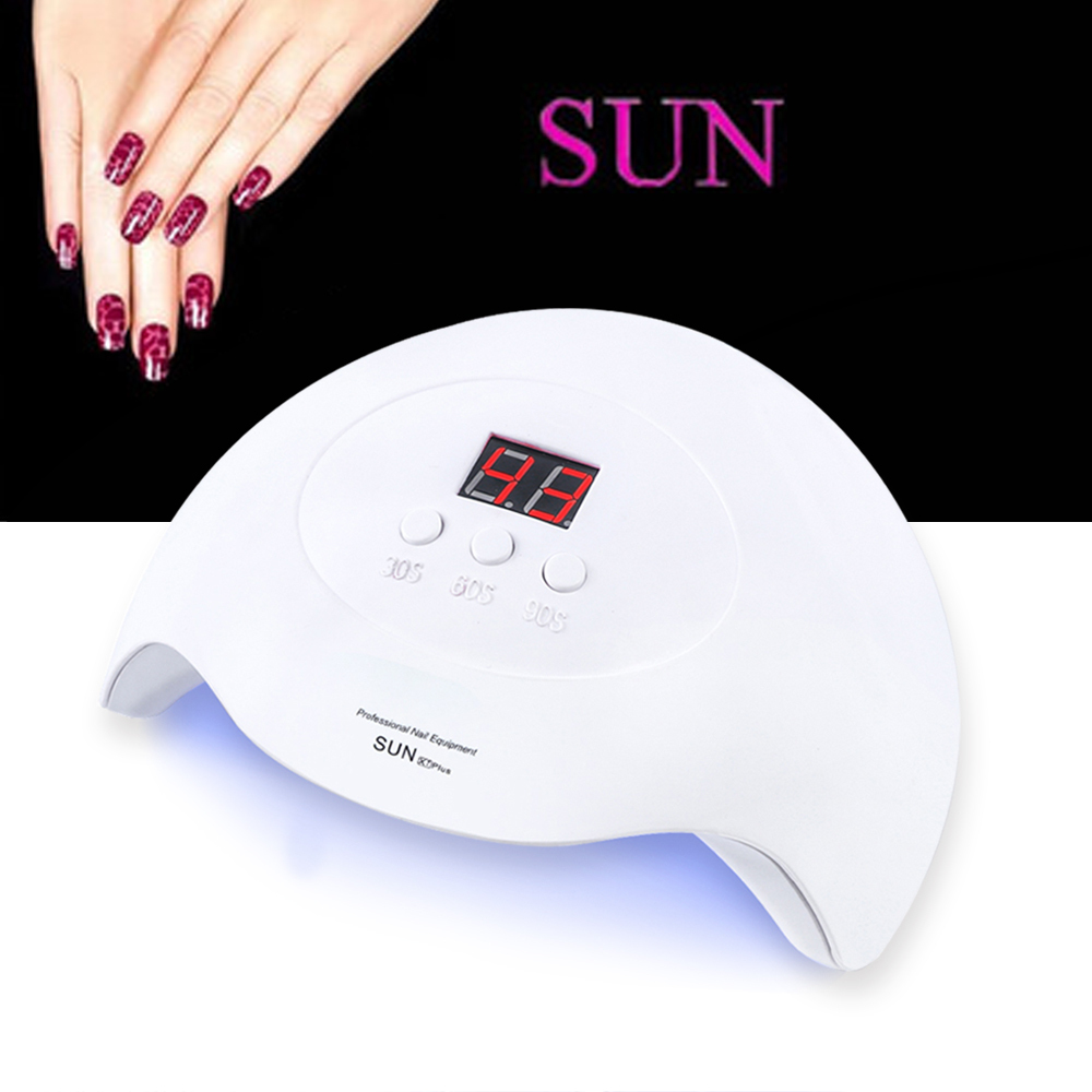 30W Nail Led Lamp for Curing Gel Polish Fast Dry Nail Dryer With 30s/60s/90s Timing LCD USB Manicure Nail Art Lamp SUN X7Plus