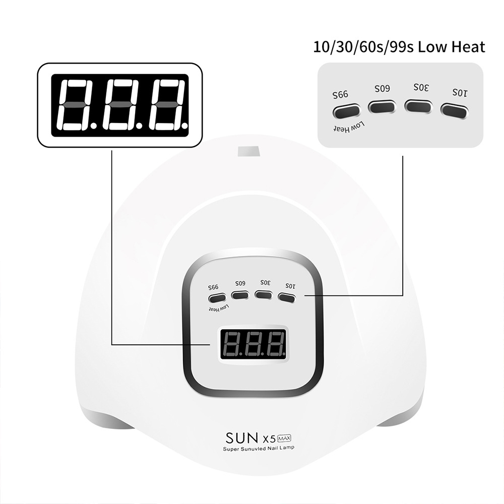 SUNX5 Max 90/72W LED Lamp Nail Dryer 45/36 LEDs UV Ice Lamp For Drying Gel Polish 10/30/60/99s Timer Auto Sensor Manicure Tools