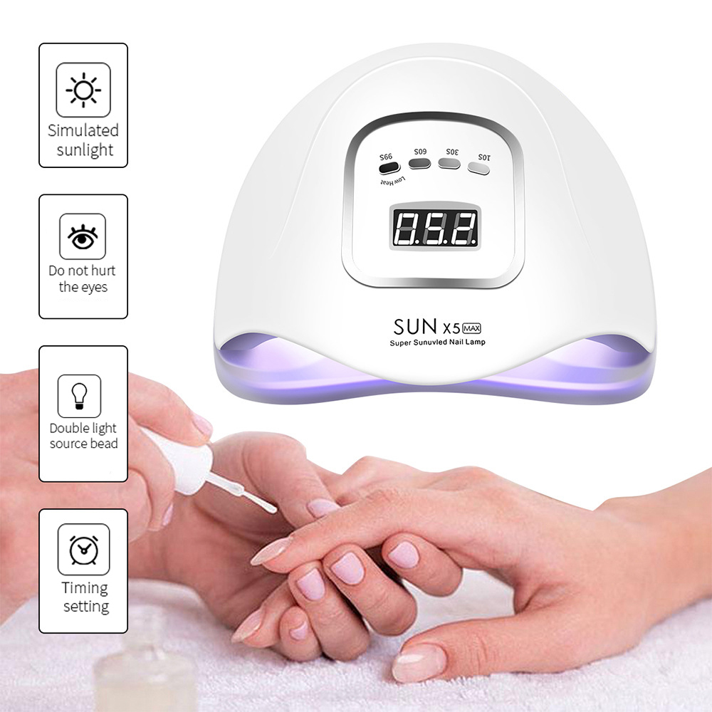 SUNX5 Max 90/72W LED Lamp Nail Dryer 45/36 LEDs UV Ice Lamp For Drying Gel Polish 10/30/60/99s Timer Auto Sensor Manicure Tools