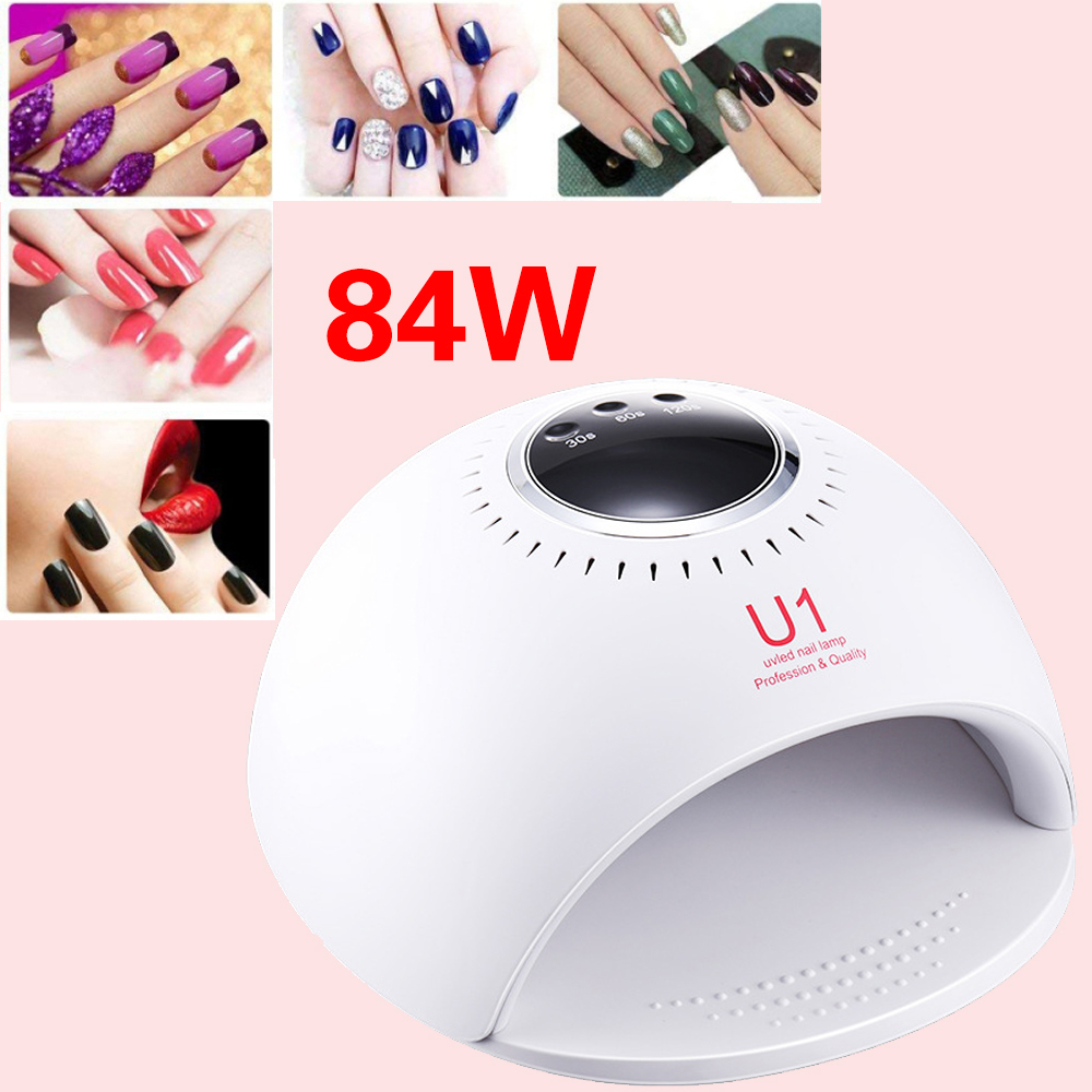 U1 84W Fast Dry UV LED automatical Nail Lamp For Nails Dryer For Manicure Gel Nail Lamp Drying Lamp For Gel Varnish