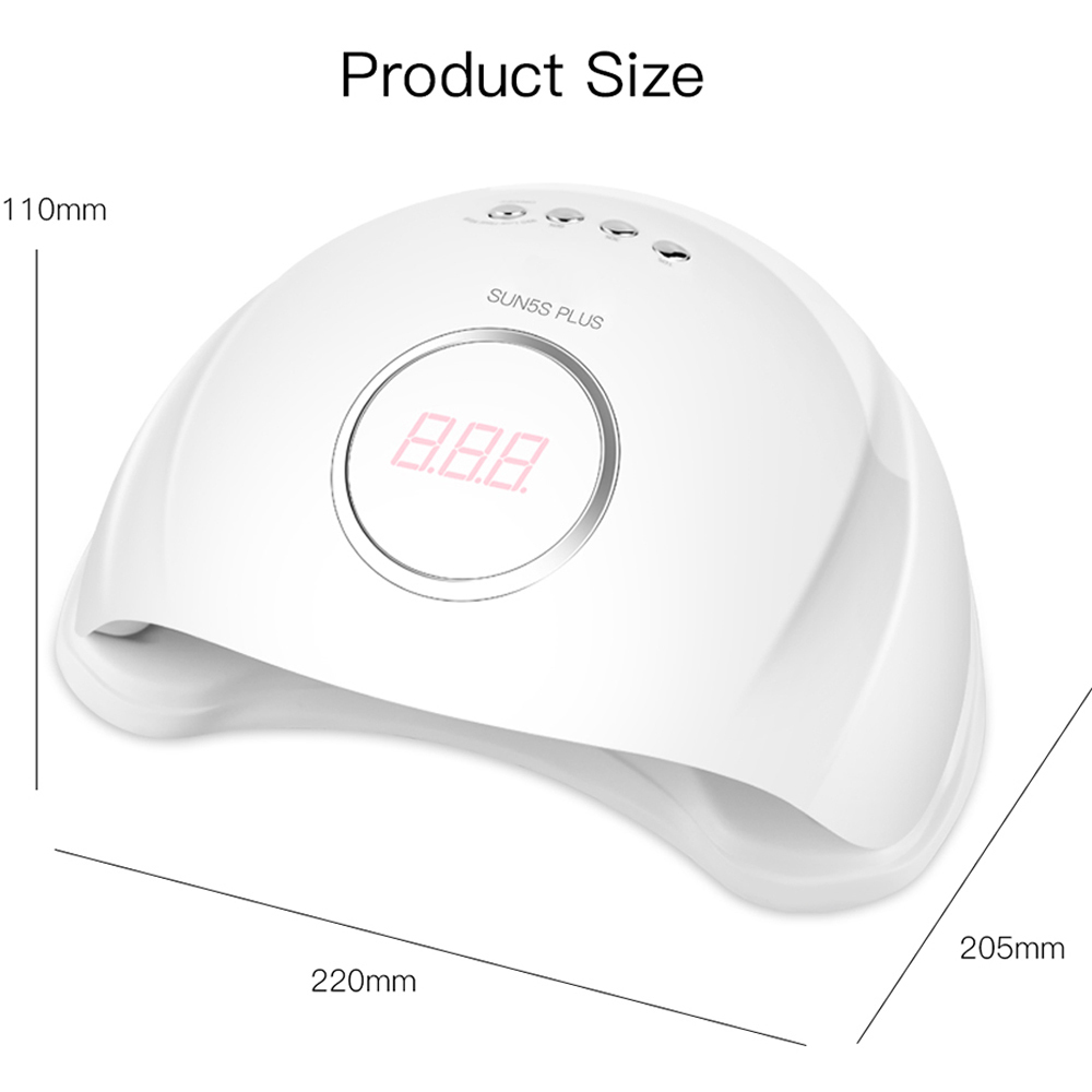 72W UV LED Lamp Gel Polish Curing Nail Dryer Smart sensor Quick-Drying 36 LED Beads Care Machine Nail Art Tools 