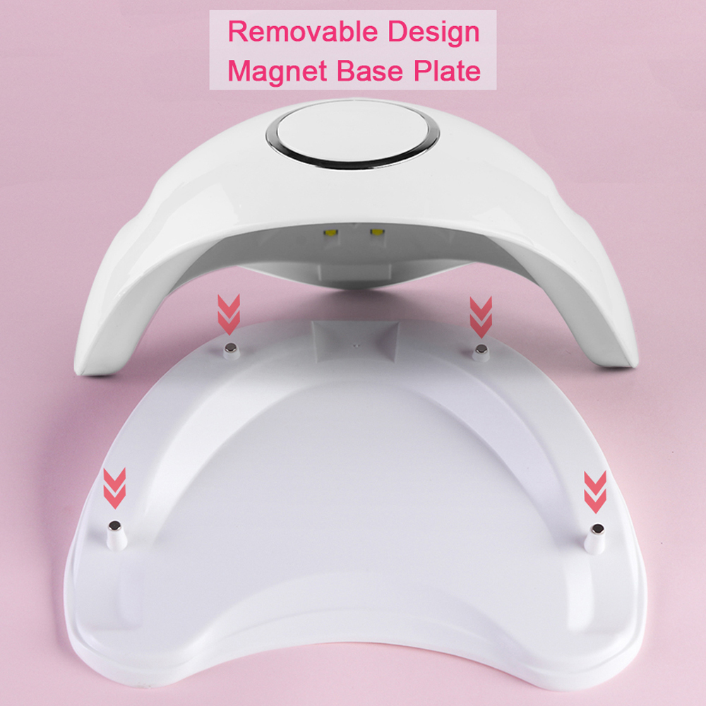 72W UV LED Lamp Gel Polish Curing Nail Dryer Smart sensor Quick-Drying 36 LED Beads Care Machine Nail Art Tools 