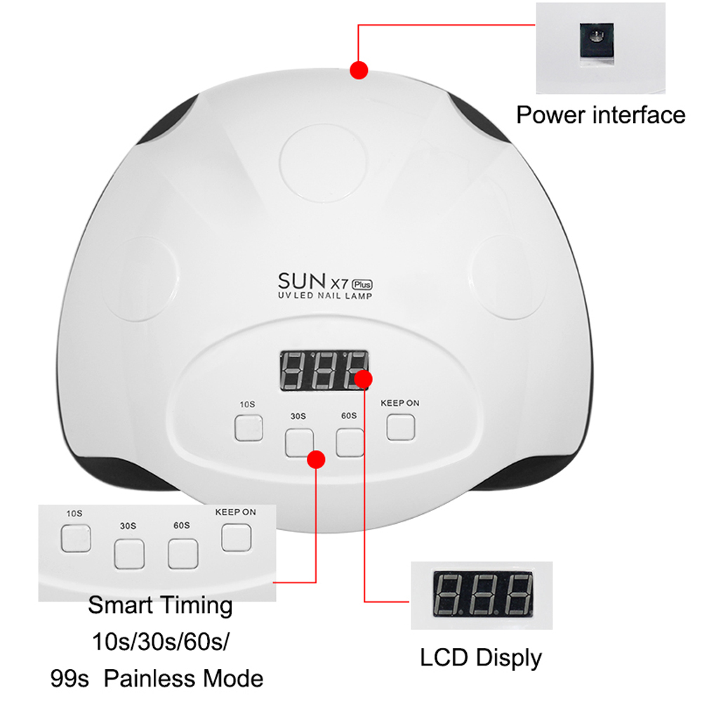 84/54/24W Pro UV Lamp LED Nail Lamp Nail Dryer For All Gels Polish Sun Light Infrared Sensing 10/30/60s Timer Smart For Manicure
