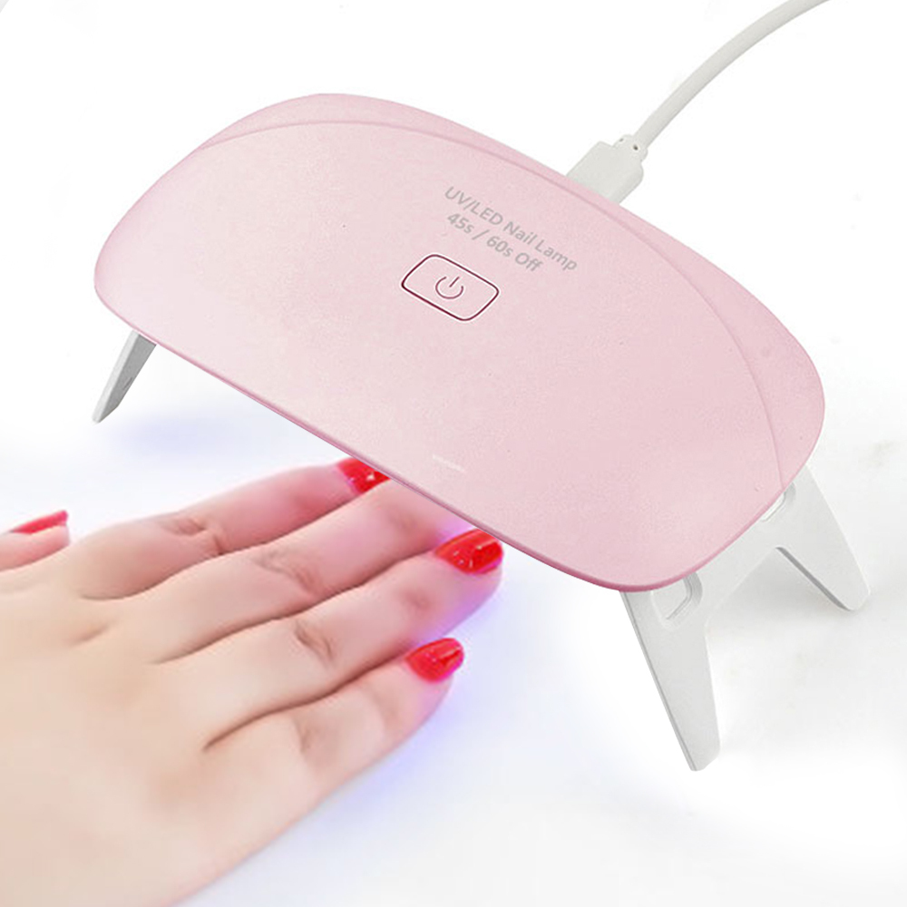 Gel Nail Polish for All Gel Dryer Mini Nail Lamp 6W USB Power Cable 45s/60s Button LED UV Lamp