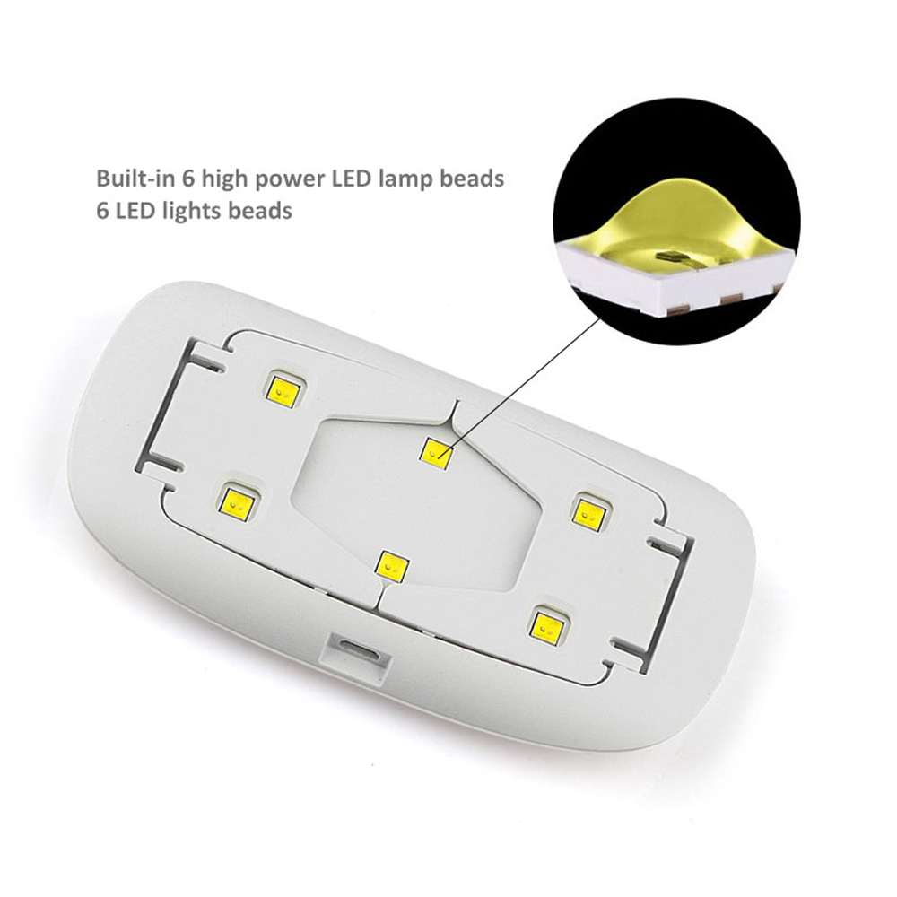 Gel Nail Polish for All Gel Dryer Mini Nail Lamp 6W USB Power Cable 45s/60s Button LED UV Lamp