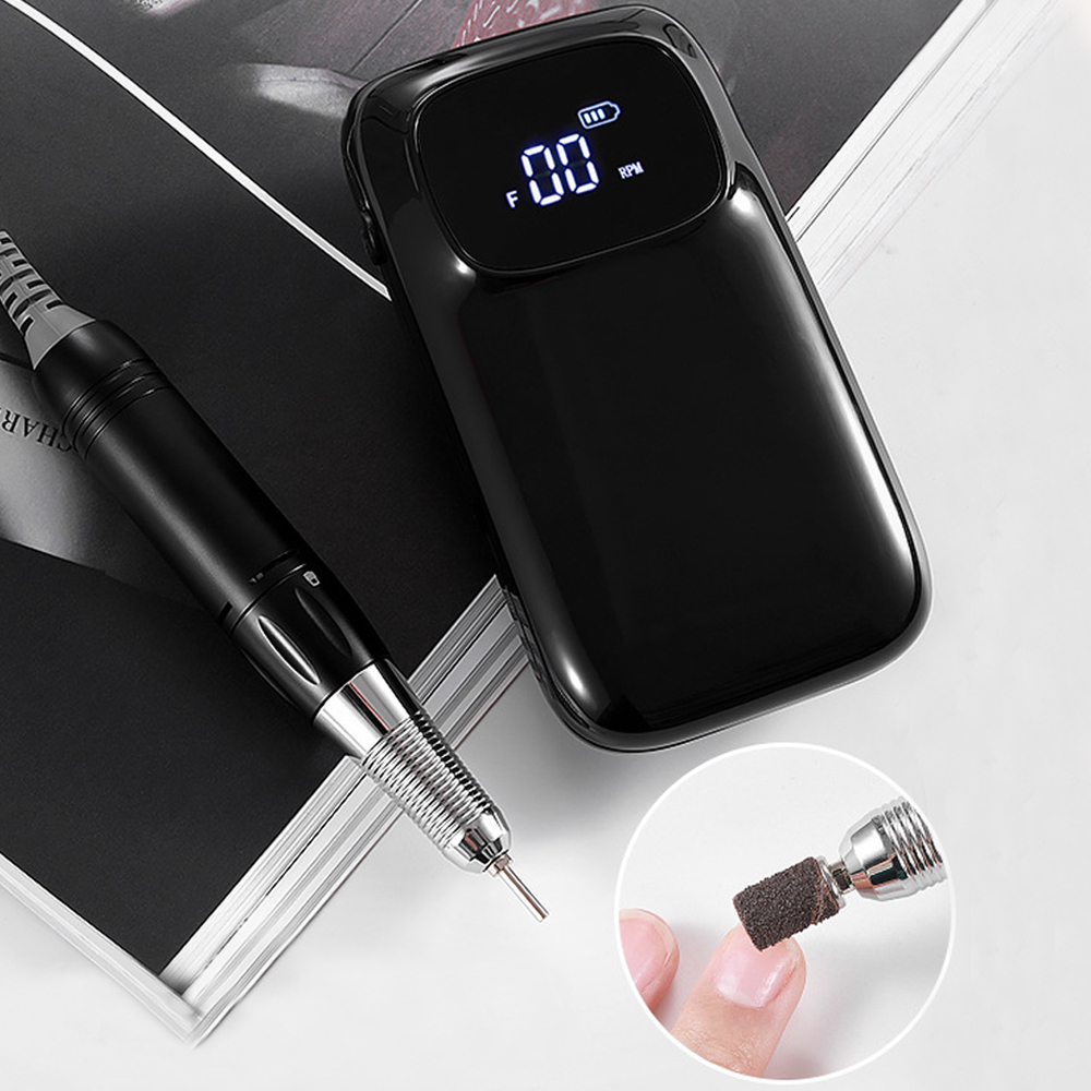 35000RPM Electric Manicure Drilling Machine Set Nails Milling Cutter Drill Bit Nail File Kit Rechargable Polishing Tools 