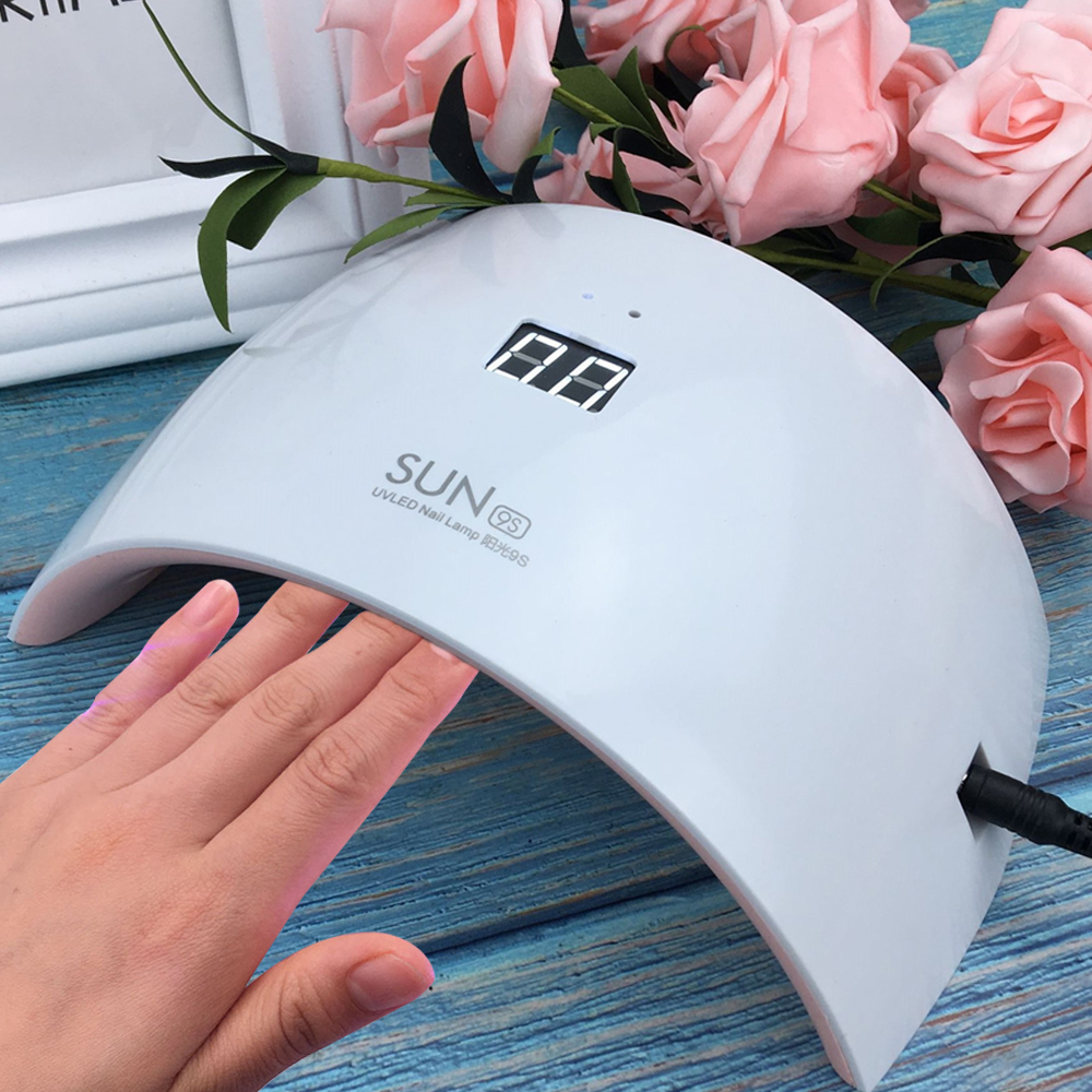 SUN9x Plus 36W Nail Lamp UV Lamp Nail Dryer for UV Gel LED Gel Nail Machine Infrared Sensor Timer Set