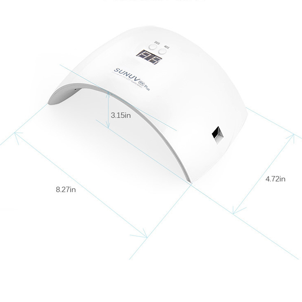 SUN9x Plus 36W Nail Lamp UV Lamp Nail Dryer for UV Gel LED Gel Nail Machine Infrared Sensor Timer Set