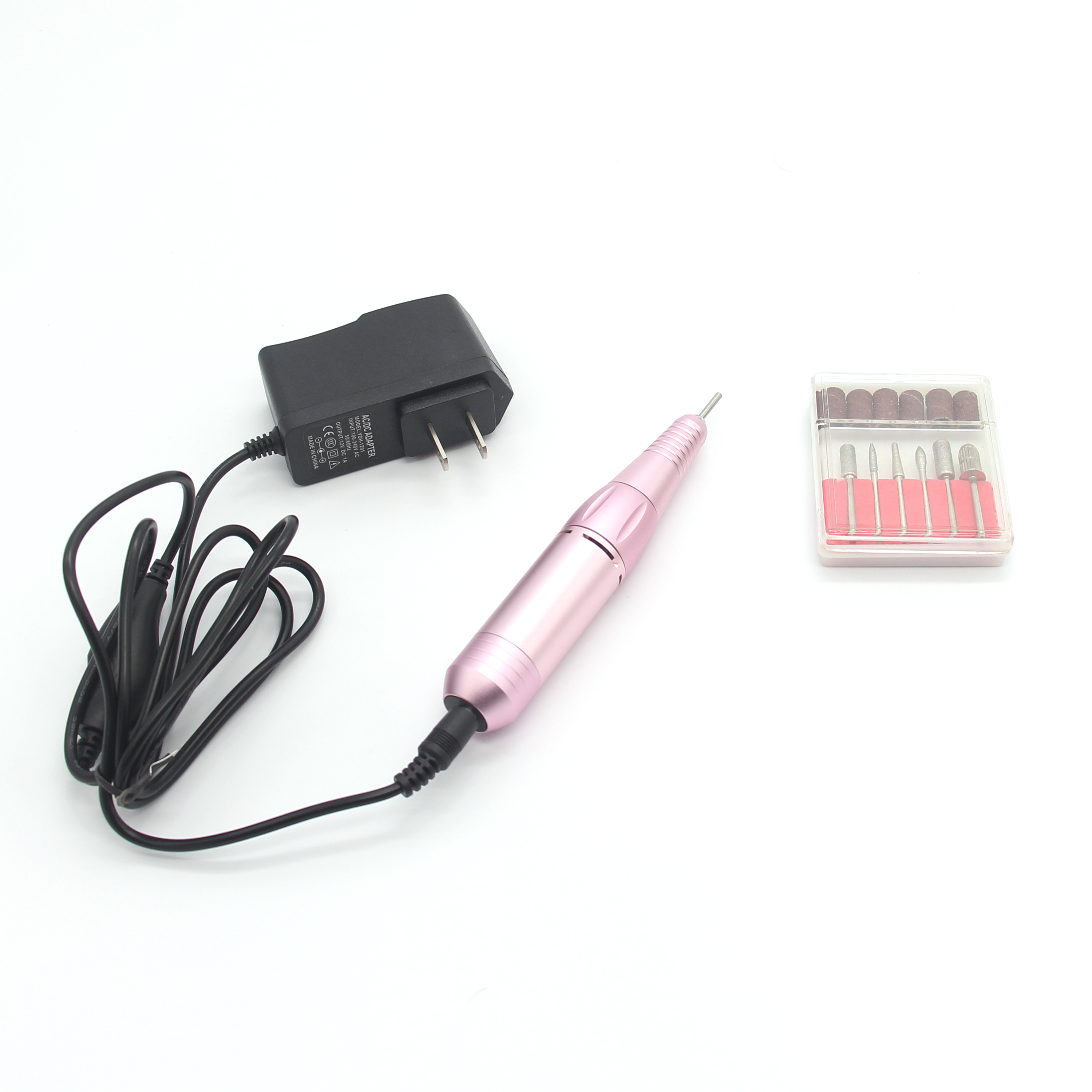 30000rpm pink portable electric nail polisher  drill nail salon tool