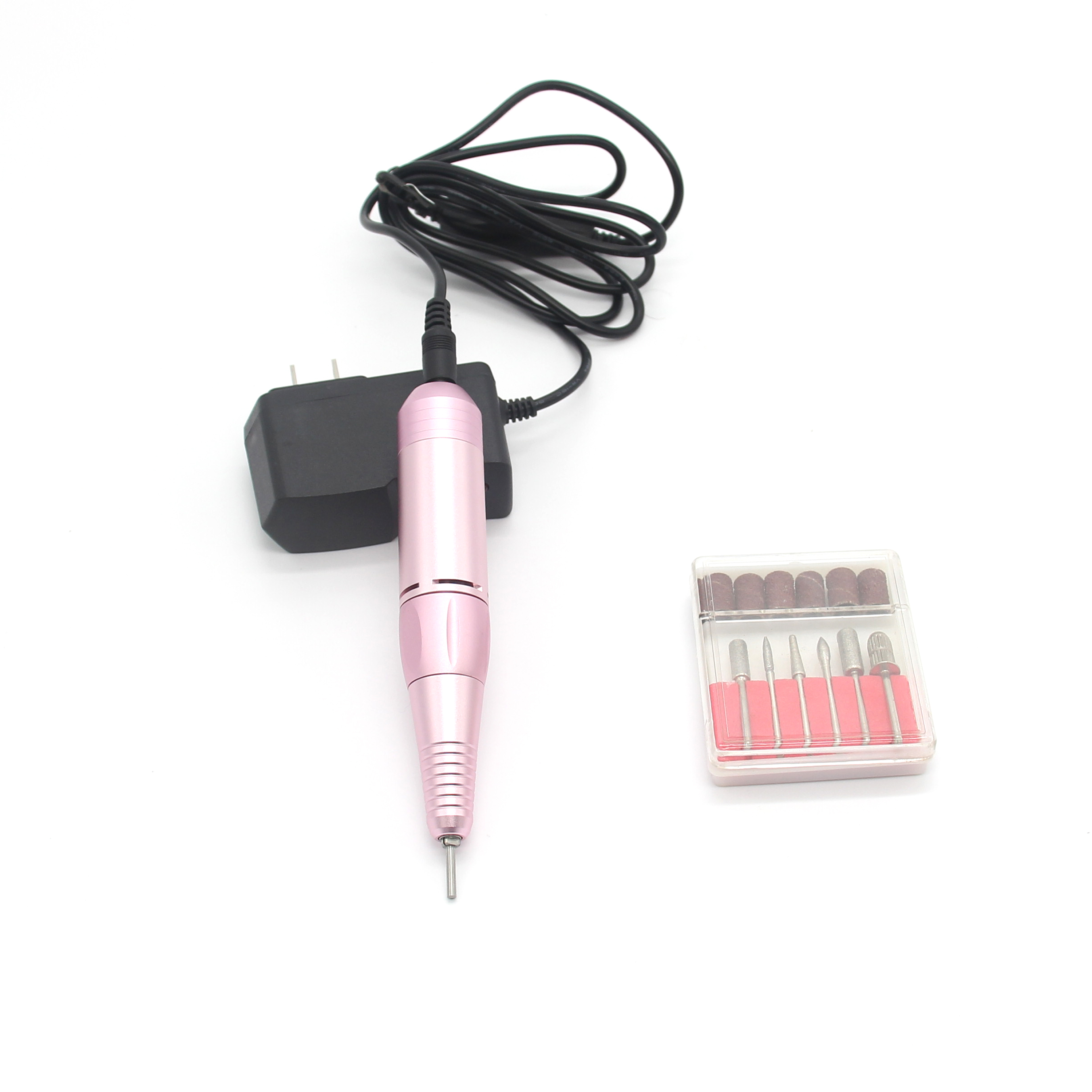 30000rpm pink portable electric nail polisher  drill nail salon tool