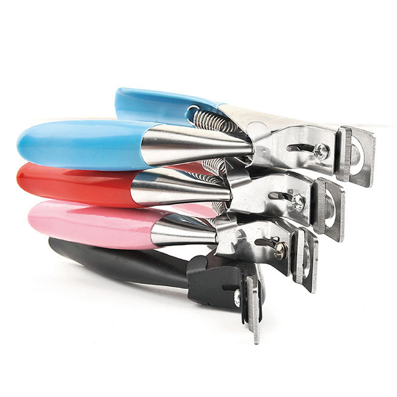 Customized Professional Nail Art Clipper Special Type U Word Cutters Manicure Colorful Stainless Steel Tools Pusher Nipper